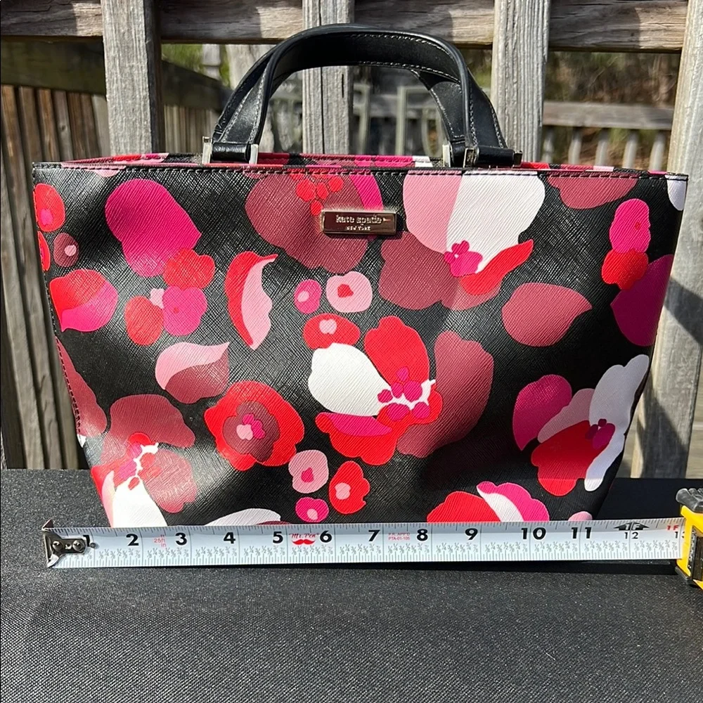 Kate Spade Floral Women's Bag - Black and Red - Picture 8 of 9